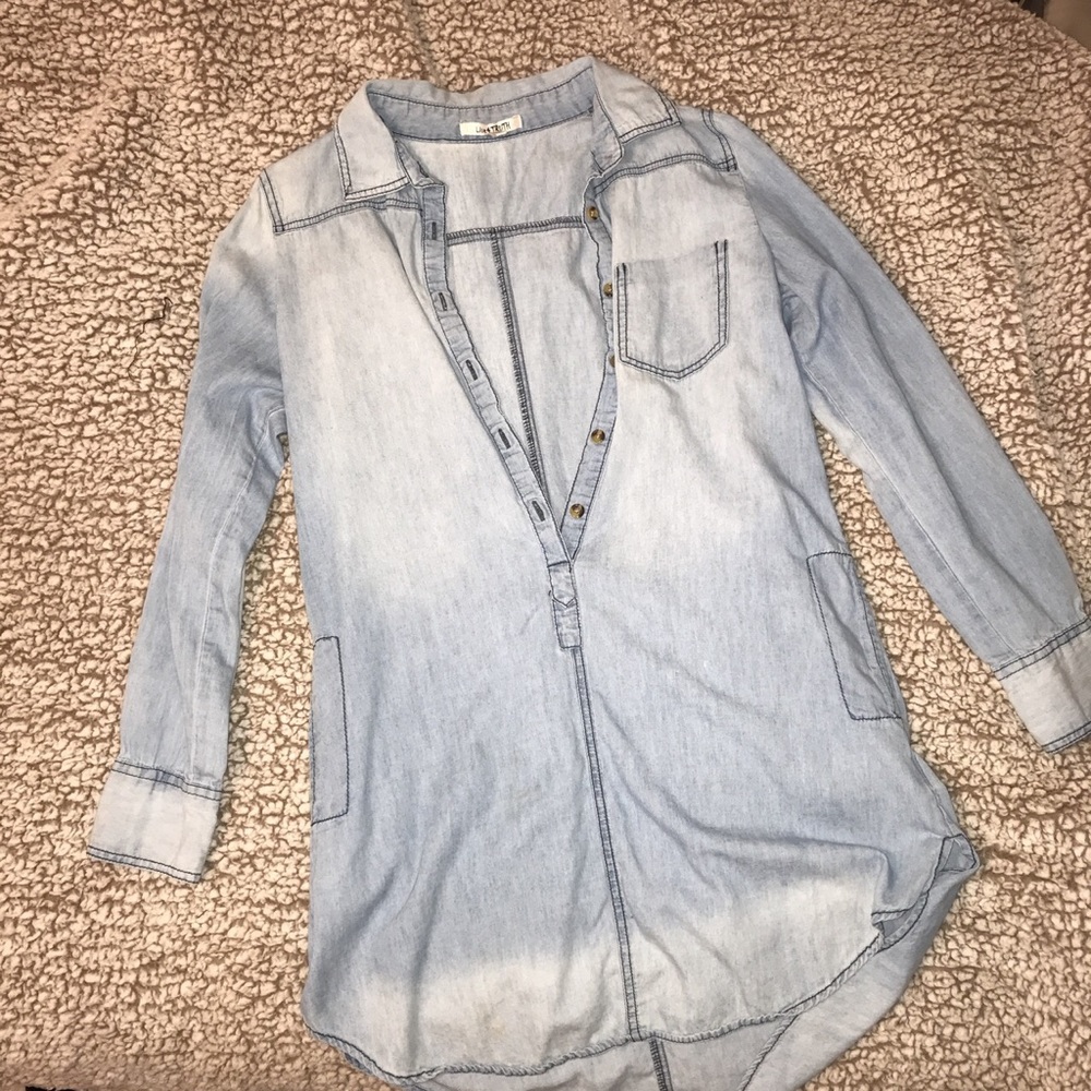 Chambray Denim Dress